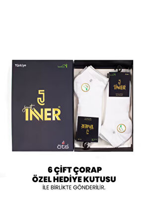 Just Inner Erkek Çorap 6'lı Patik (Bambu)