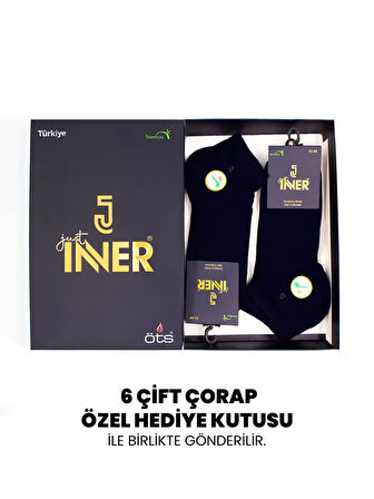 Just Inner Erkek Çorap 6'lı Patik (Bambu)