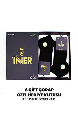 Just Inner Erkek Çorap 6'lı Patik (Bambu)