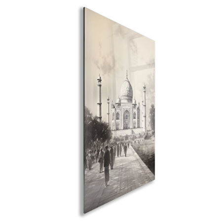 Yolculuk ve Seyahat Cam Tablo - Karışık - Dikey Motif 01-018