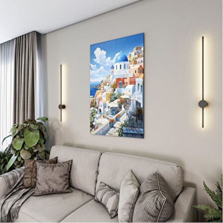 Yolculuk ve Seyahat Cam Tablo - Karışık - Dikey Motif 01-103