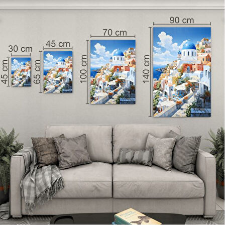 Yolculuk ve Seyahat Cam Tablo - Karışık - Dikey Motif 01-103