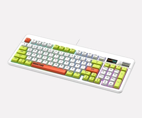BRONZTURQ MK1120 RGB 3N1(Wired + 2.4G + Bluetooth ) MEKANİK KLAVYE
