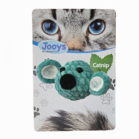 Jooys Catnip'li Kadife Koala Kedi Oyuncağı Yeşil