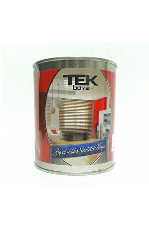 Tek 2.5 Lt Süper Lüx Sentetik Yağlı Boya Ahşap Metal Duvar Boyası - Sarı (kodu: 709)