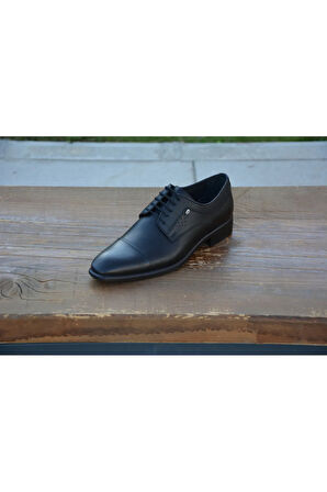 BerenniM293 Erkek Mevsimlik Kundura Hakiki Deri  Kauççuk Taban Bağlı