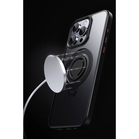 Joko iPhone 15 Pro Max Avatar 360 Dönen Magsafe Kapak - Titan Gri