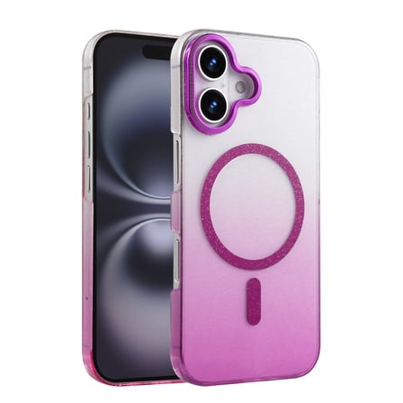 Newface Apple iPhone 16 Plus Glossy Magsafe Kapak - Mor