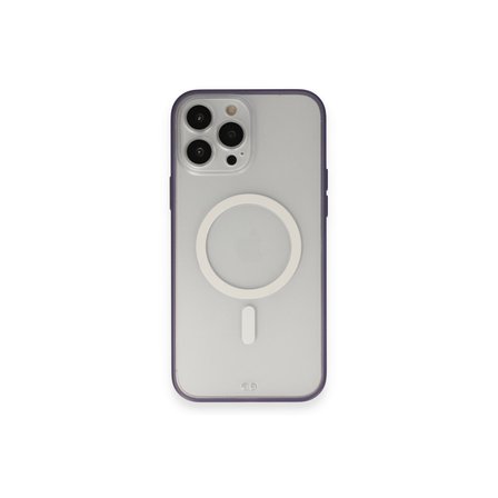 Newface Apple iPhone 14 Pro Kılıf Grand Magneticsafe Kapak - Mor