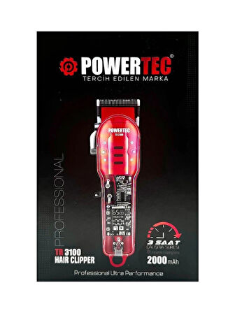 Powertec TR-3100 Saç Sakal Tıraş Makinesi 