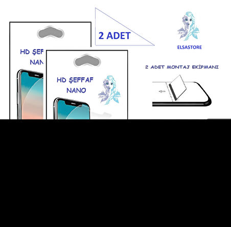 Apple iPhone 6G Nano Ekran Koruyucu 2 Adet Ultra İNCE Esnek Hd Şeffaf