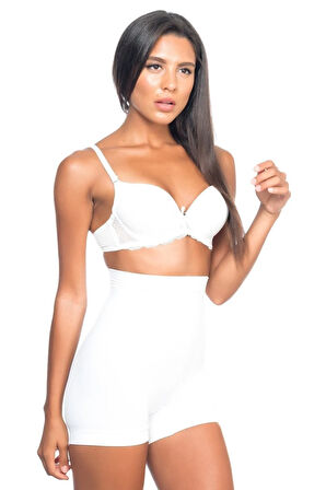 Siyah 7027 Ince Düşük Bel Boxer Korse