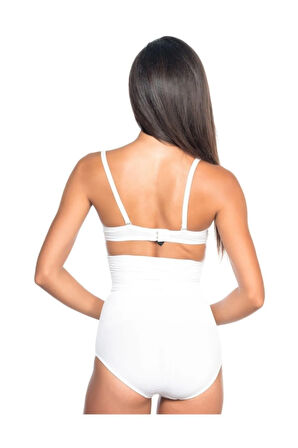 Desenli Yüksel Bel Slip Korse