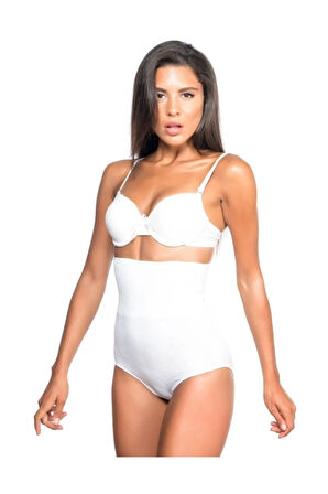 Desenli Yüksel Bel Slip Korse