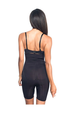 Yüksek Bel Desenli Boxer Korse