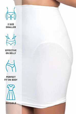 Beyaz 2050 Külotlu Jüpon Korse