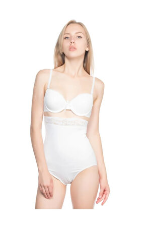 Dikişsiz Beli Dantelli Slip Korse