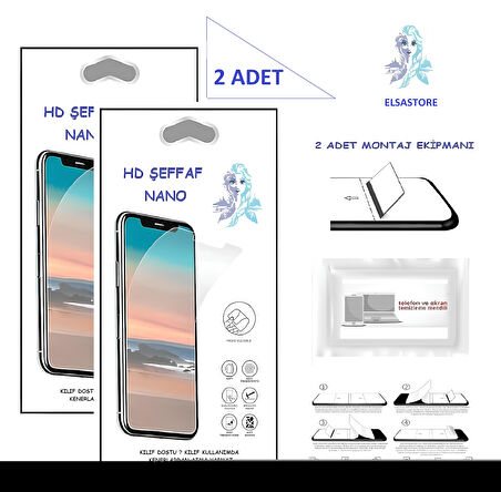 Samsung Galaxy S20 ULTRA Nano Ekran Koruyucu 2 Adet Ultra İNCE Esnek Hd Şeffaf