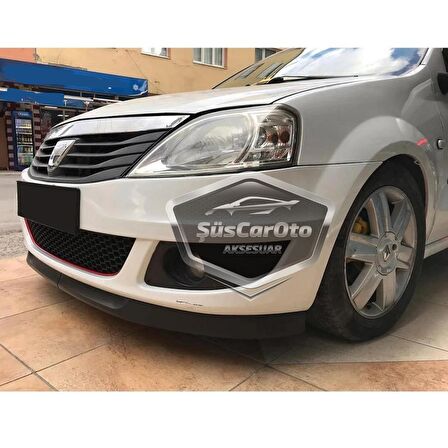 Dacia Logan 2009-2020 Uyumlu Üniversal Astra H lip Esnek Ön Lip 2 Parça Tampon Altı Dil Karlık Ön Ek