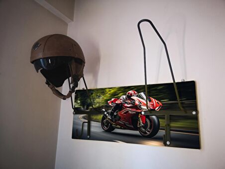 Motosiklet Kask Askısı, Motor Kask Askısı, Kask Askılığı DUCATIX2V6