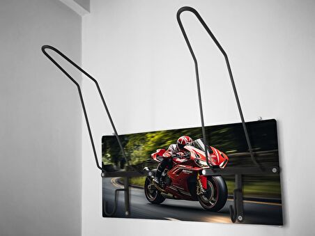 Motosiklet Kask Askısı, Motor Kask Askısı, Kask Askılığı DUCATIX2V6