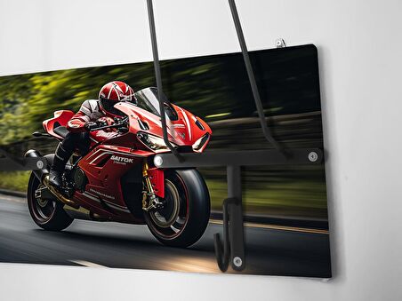 Motosiklet Kask Askısı, Motor Kask Askısı, Kask Askılığı DUCATIX2V6