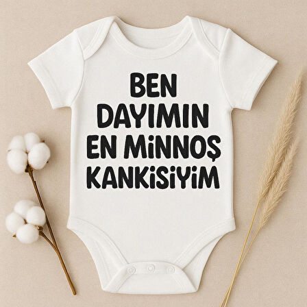 Organik %100 Pamuk Bebek Body Badi Zıbın ZBN496