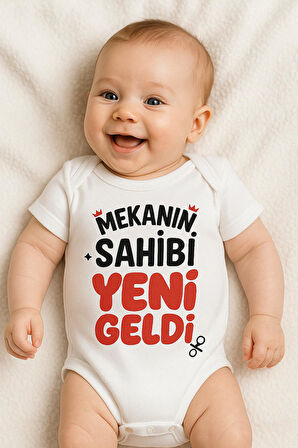 Organik %100 Pamuk Bebek Body Badi Zıbın ZBN505