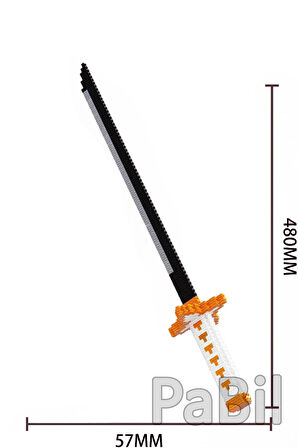 Bandai Kimetsu No Yaiba - Demon Slayer 394 Parça 480 Mm Lego Kılıç - Shinobu