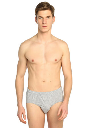 Erkek Gri 6 Lı Slip Külot Mrt0005g6