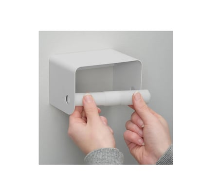 IKEA ENUDDEN tuvalet kağıtlığı , beyaz, 9x13x8 cm 