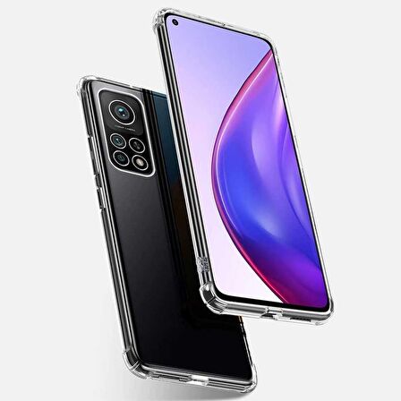 Gpack Xiaomi Mi 10T Pro Kılıf AntiShock Ultra Koruma Sert Kapak
