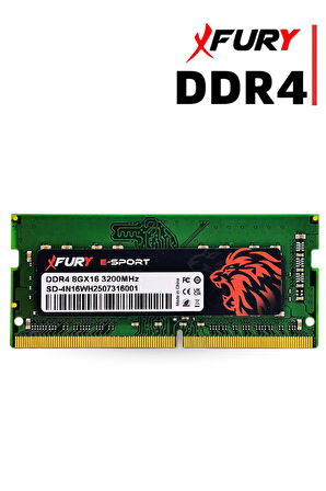 FURY E-SPORT DDR4 8Gb 3200 Mhz Notebook Ram Bellek 1x8GB