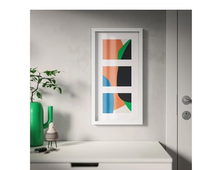 IKEA RÖDALM beyaz çerçeve , beyaz, 55x28 cm 