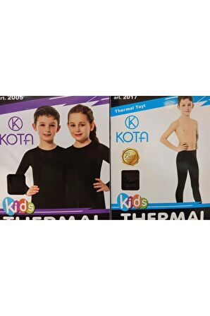 kota erkek çocuk termal takım (alt-üst-badi-don)