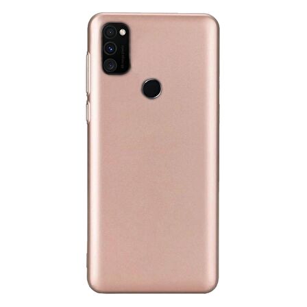 Smcase Samsung Galaxy M30s Kılıf Lüks Silikon  Nano Ekran Koruyucu