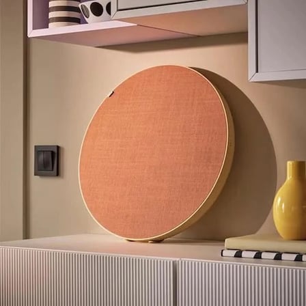 IKEA SOLSKYDD bluetooth hoparlör , bej, 45 cm 