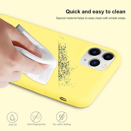 Smcase iPhone 11 Pro Max Kılıf Lansman İçi Süet Silikon 