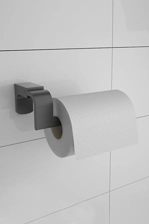 Opus Black Serisi Mat Siyah Kapaksız Tuvalet Kağıtlığı 