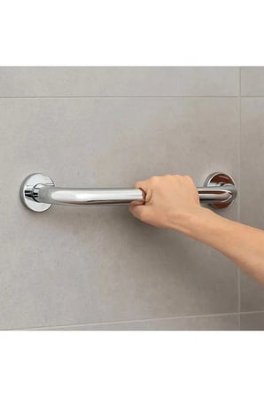 Yaşlı Ve Bedensel Engelli Tutunma Barı Paslanmaz Çelik 32 mm Çap 30 cm