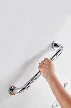 Yaşlı Ve Bedensel Engelli Tutunma Barı Paslanmaz Çelik 32 mm Çap 40 cm