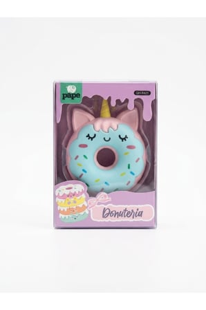 Unicorn Donut Tasarımlı Silgi - Tatlı Donut Şekilli Eğlenceli Çocuk Kırtasiye Ve Okul Silgisi
