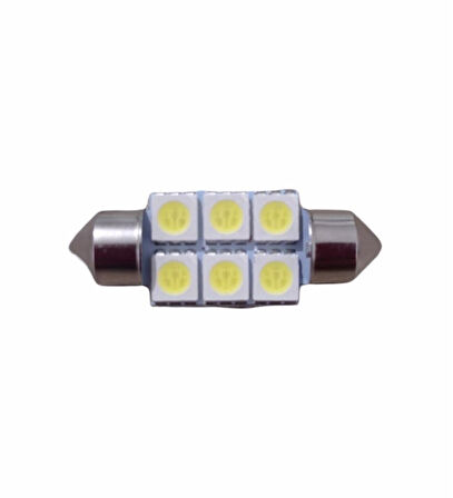 2 Adet 36mm Sofit Led Aydınlatma Tavan Plaka Oto İç Aydınlatma Süper Güçlü Beyaz Işık 