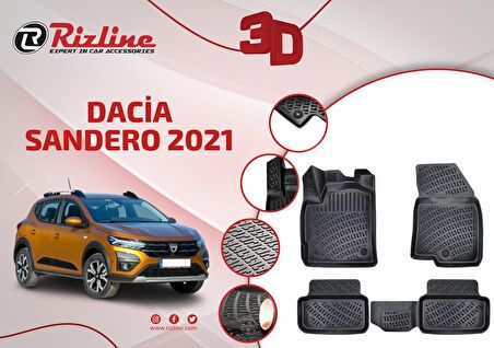 Rizline Dacia Sandero 2021+ 3D Paspas