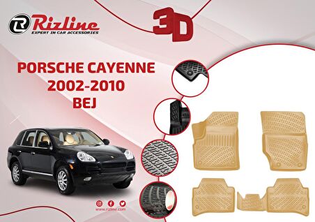 Rizline Porsche Cayenne 2002-2010 Bej 3D Paspas