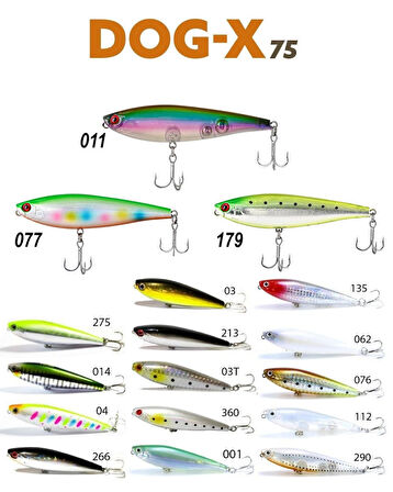 Fujin Dog-x 7.5cm 8.5gr Sahte Balık