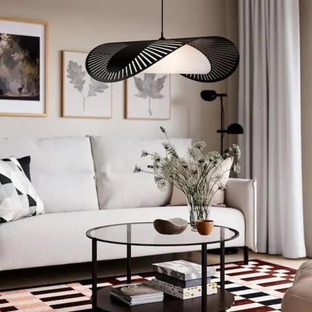 IKEA KVÄLLSDOPP/HAVSDJUP sarkıt lamba , siyah, 72 cm 