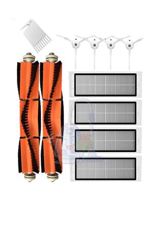 Popüler Xiaomi Uyumlu Roborock Robot Süpürge S50 S51 S5 S55 S6 S5 Robot Akıllı Süpürge 11'Li Yenileme Seti
