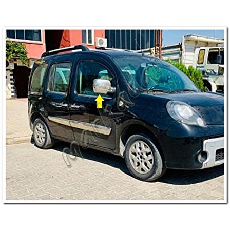 Markadan Renault Kangoo Krom Ayna Kapağı 2008-2013 2 Parça Abs Krom