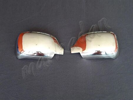 Markadan Renault Kangoo Krom Ayna Kapağı 2002-2007 2 Parça Paslanmaz Çelik